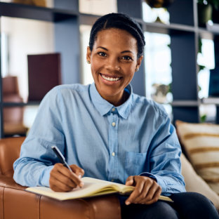 smiling woman